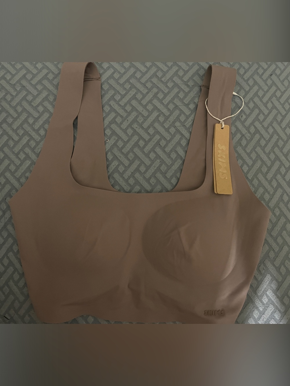 NWT Skims Naked Scoop Longline Tank Bra Seamless Wireless Xxs